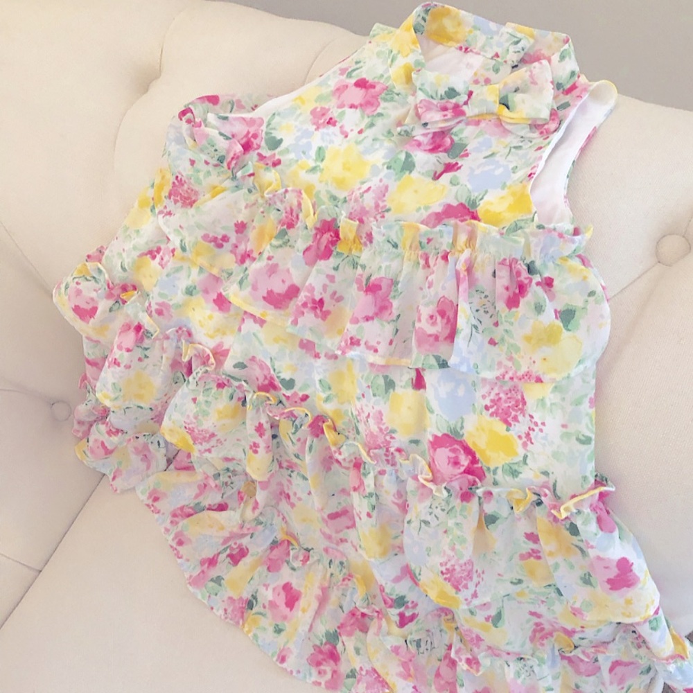 Floral tiered Janie and Jack dress